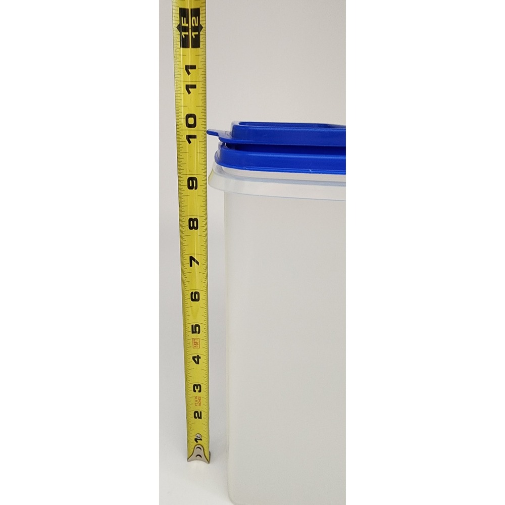 Tupperware Modular Mates Cereal Keeper Store N Pour Blue Lid 1588 1589 1590 - Picture 5 of 12
